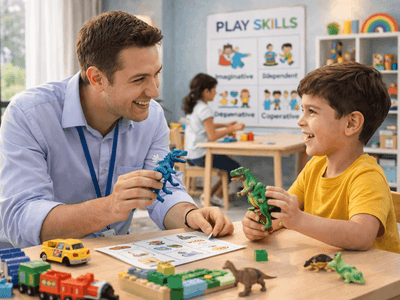 Developing a child's ability to engage in imaginative, independent, and cooperative play to naturally build cognitive and social skills.