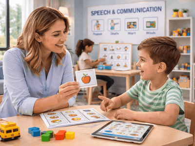 Enhancing a child's ability to clearly express their needs, understand language, and confidently engage in meaningful interactions.