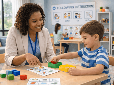 Enhancing verbal, non-verbal, and functional communication using reinforcement, prompting, and naturalistic teaching methods.