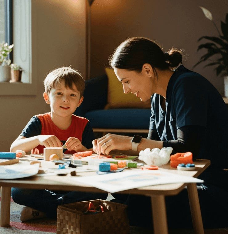 Clear therapy goals are established to target measurable improvements in behaviour, attention, coordination, and daily skills. In addition, we provide practical parent home strategies to ensure consistency beyond the therapy room.