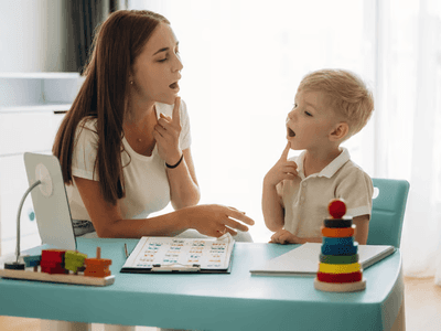 Children who start talking later than expected or have limited vocabulary for their age benefit from early speech intervention.