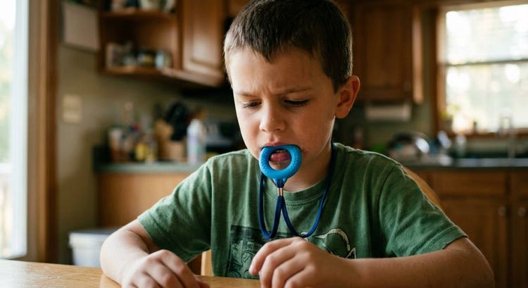 A rocket and a headless suit